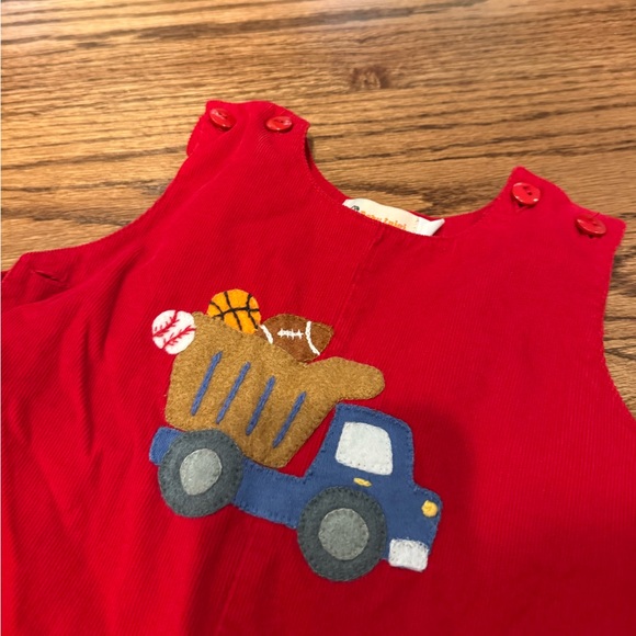 Smocked Sports Romper - Picture 2 of 4